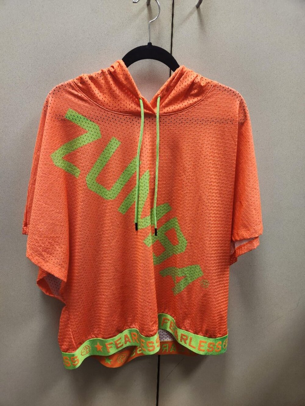 ZUMBA 'Fearless' Mesh Hooded Top